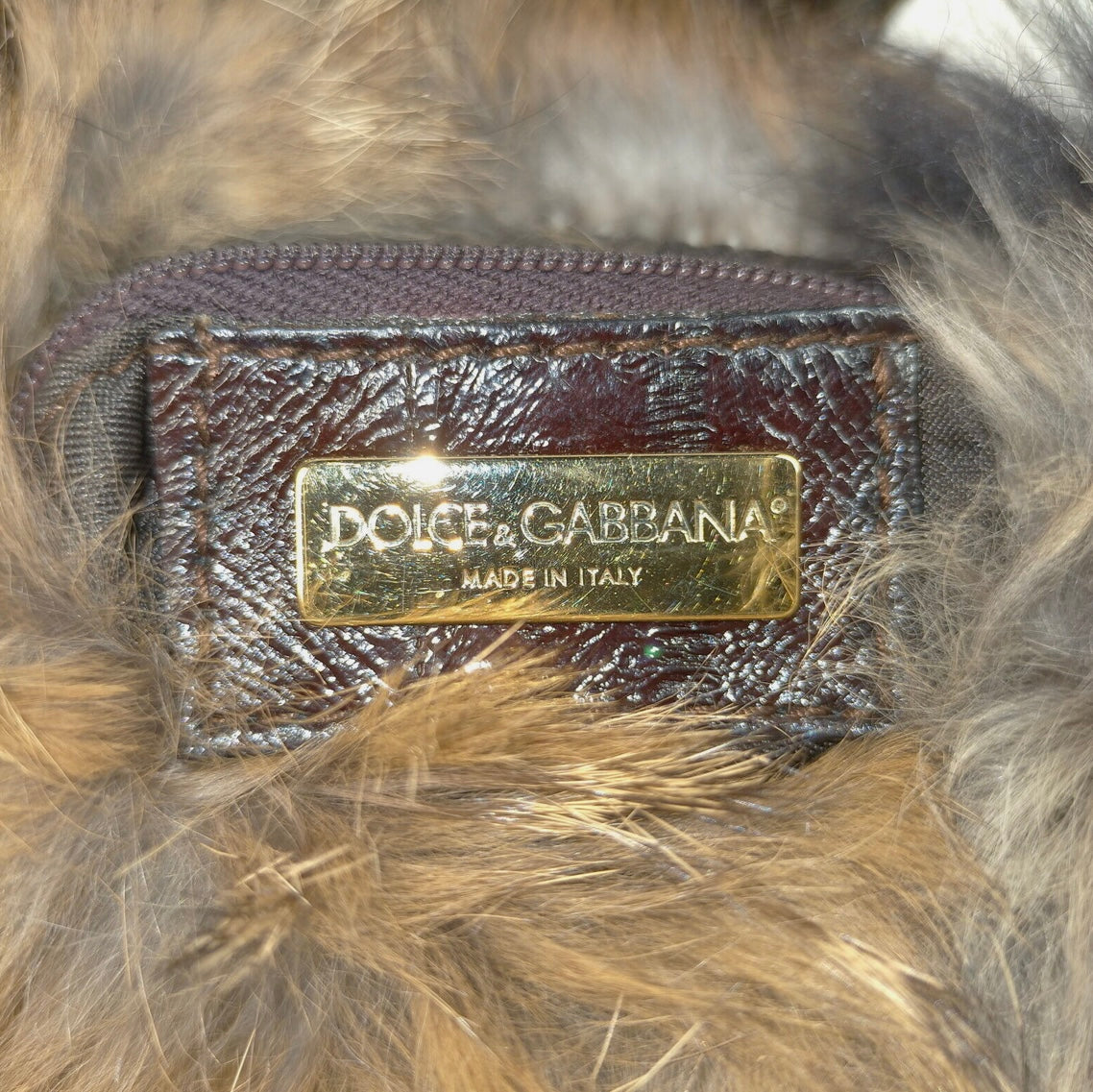 DOLCE & GABBANA Fur Hand Bag